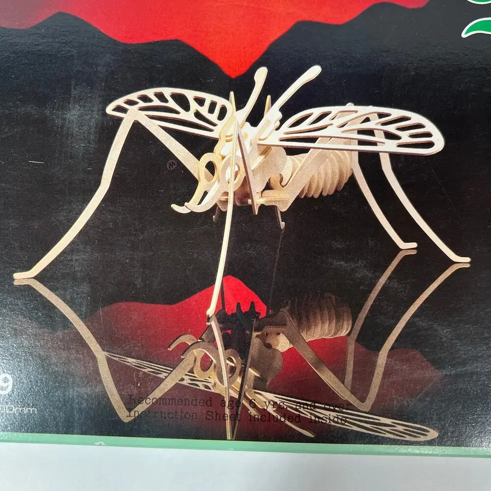 ANCESBILION Mosquito C009 EduFun 3D Wooden Puzzle Insect Model Building Kit NEW